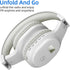 Portable FM Radio Headphones - Rechargeable Walkman Wireless Ear Muffs with Best Reception for Jogging, Mowing,
