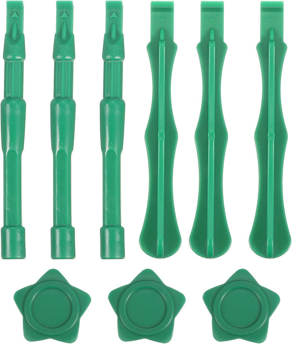 MECCANIXITY 9pcs Universal Plastic Spudger Crowbar Pry Bar Opening Repair Tools for Cellphone Mobile Phone Tablet