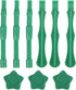 MECCANIXITY 9pcs Universal Plastic Spudger Crowbar Pry Bar Opening Repair Tools for Cellphone Mobile Phone Tablet