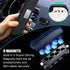 SALEX Flat Magnetic Phone Mounts 3 Pack, Black Cell Phone Holder for Car Dashboard, Wall, Truck, Universal Mount Kit