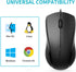 Rapoo Silent Wired Mouse, 1000 DPI Optical Computer Mouse with 5ft Cord, Quiet Button for Laptop, Chromebook, Mac,