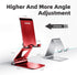 TOPGO 2 Pack 16 15 14 13 12 11 Adjustable Metal Desk Phone Stand, Portable Phone Stand, Compatible with iPhone Pro Max