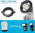LENSGO Photography Lighting Flash Diffuser Set, Professional Flash Kit Modifier Bundle for Square and Round Lights