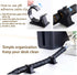 Large PC Cable Management Tube Sleeve, 2 PCS Black Wire Organizer for Cords, 5 ft EZ Spiral Cable Wrap Cover