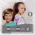 MIDOLA Kids Headphones Bluetooth 5.3, Wireless 60H Play Time, Volume Limited Over Ear Headset for Travel