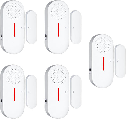 Door Window Alarm, 110DB for Kids Safety, Wireless Sensor Burglar Alarm for Home (5PCS)