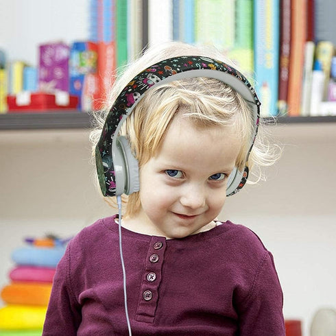 Girls Headphones for Kids, Toddler Headphones with Mic, Audio Sharing Port, Volume Limiting for Boys and Girls, School