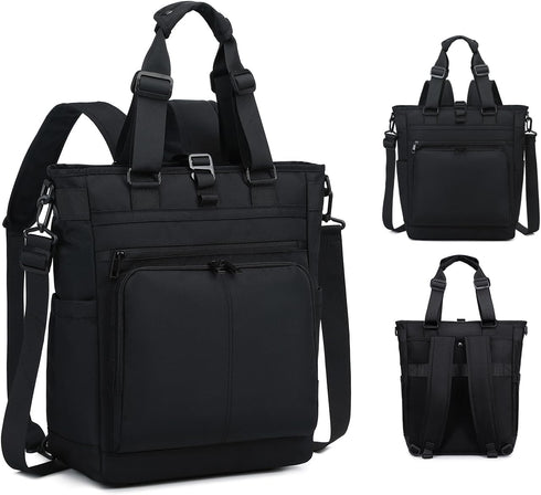 mygreen Tokyo Tote Messenger Backpack Convertible Tote Bag and Backpack, Fits 15.6"