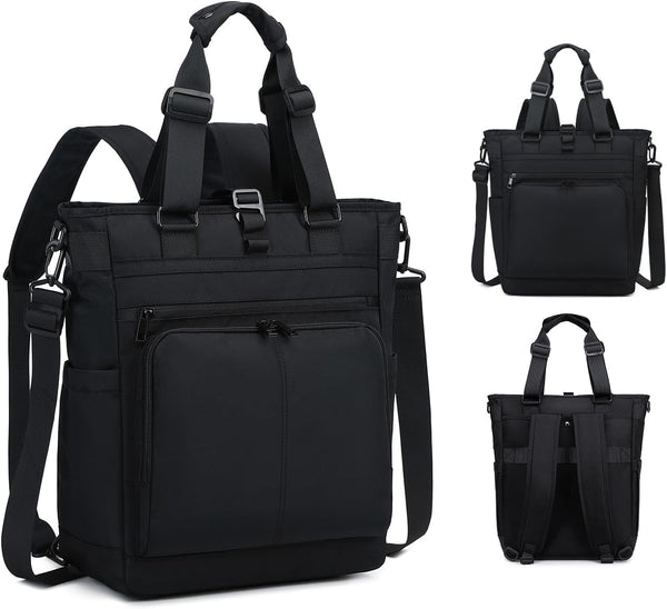 mygreen Tokyo Tote Messenger Backpack Convertible Tote Bag and Backpack, Fits 15.6"