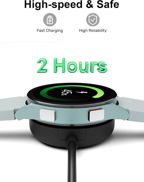 Bicmice Wireless Charging Cable for Samsung Galaxy Watch 6/6 Classic/5/5 Pro/4/4 Classic/3/Active 2/Active