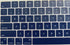 Laptop Keyboard Keycaps Replacement for MacBook Pro/Air Retina 13.6/14/15/16" M2/M3 Pro Model (Midnight Blue)