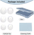 Silicone Earbud Replacement Tips, Fit for in-Ear Headphones (Inner Hole 3.8mm -5.1mm), 9 Pairs Earbud Covers