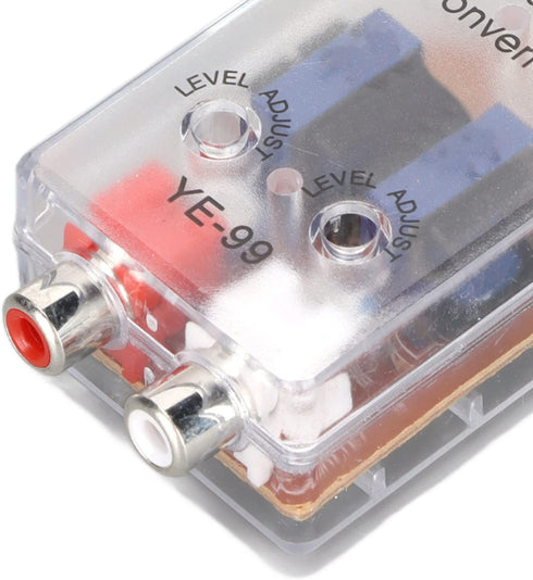 Car Speaker High to Low Converter, Plug and Play Wire Output for CD VCD DVD Player Audio Adapter