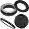 Fotodiox 67mm Macro Reverse Ring Filter Kit for Nikon F-Mount Cameras - Includes UV Filter, Aperture Control Adapter,