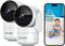 AMOROM Indoor Camera for Home Security 360, 1080p Pet Cameras with Pan&Tilt, Night