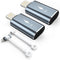 TechMatte USB C to Lightning Adapter, 2 Pack 27W PD Fast Charging Compatible with iPhone/iPad/AirPods, Not for