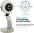 Movo 1080p WebMic HD Pro All-in-One Webcam with Mic and Ring Light in Pearl White- HD Camera, Pro Cardioid Condenser