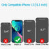 Battery Case for iPhone 13, Enhanced 10000mAh Portable Protective Smart Wireless Charging Case, Rechargeable Extended