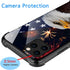 ZHEGAILIAN American Eagle Case for iPhone 13, Anti-Scratch Organic Glass Case for Boys Men, Pattern Design