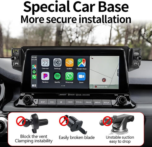 YEGZA 2021 2022 2023 Car Phone Holder for Kia Seltos Auto Accessories Navigation Screen Bracket Interior Decoration