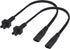 AAOTOKK (2 Pack) IEC 320 C8 to C5 AC Adapter Cable,7.5A 125V Figure