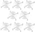 8Pcs 50x50mm Fan Protective Cover, 3D Printer Accessories, PC Case Laptop Cooling Fan Safety Metal Grill Protector