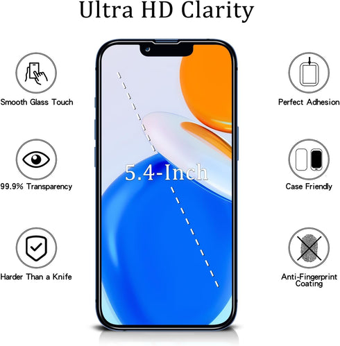 MAYtobe Privacy Screen Protector for iPhone 13 Mini - 2-Pack Tempered Glass, No Bubbles, Anti Scratch, Easy Install