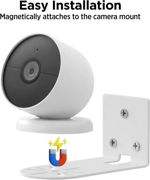 OLAIKE Adhesive Metal Wall Mount for Google Nest Cam (Battery)/Indoor Security Cam & Wyze Cam Pan V3/V2
