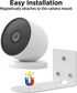 OLAIKE Adhesive Metal Wall Mount for Google Nest Cam (Battery)/Indoor Security Cam & Wyze Cam Pan V3/V2