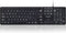 Perixx PERIBOARD-331 Wired Backlit USB Keyboard, Slim Design with Big Font Keys, White Illuminated LED