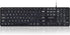 Perixx PERIBOARD-331 Wired Backlit USB Keyboard, Slim Design with Big Font Keys, White Illuminated LED