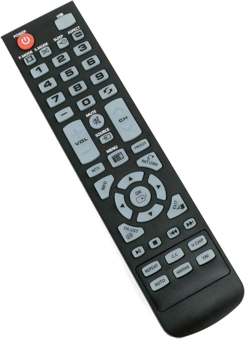 New Replacement Remote Control for Element LED TV Models ELEFT195, ELEFT222, ELEFT326, ELEFT407, ELEFT506, and More