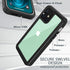 Diverbox Waterproof Case for iPhone 12, Shockproof Dustproof IP68 Full-Body Hard Case with Screen Protector