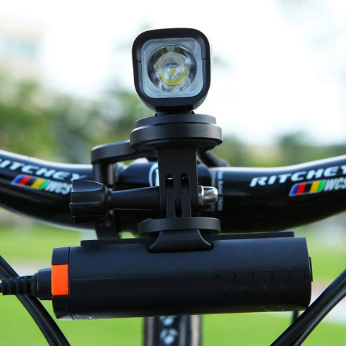 Magicshine MJ-6273 Out Front Mount Camera/Light Adaptor for Garmin Devices, Fits GoPro Interface