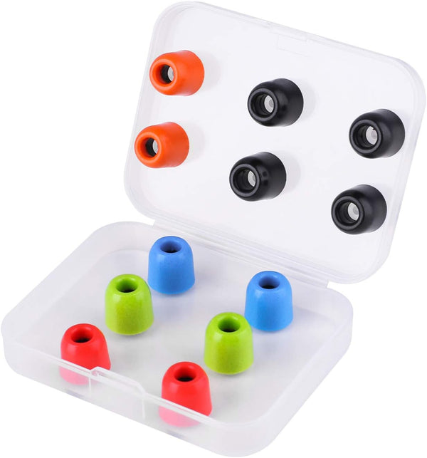 LUDOS Comfy Earbuds Replacement Memory Foam Ear Tips for Ear Buds and Earphones,