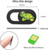 3 Pack Laptop Web Camera Cover, Ultra Thin Webcam Slide Turtle Printed for Laptop, Desktop, PC, and Smartphone