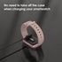 Simpeak 5-Pack Soft Screen Protector Bumper Case for Samsung Galaxy Fit 3 Smartwatch, Full Protection, Rose