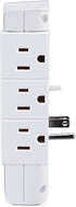 CyberPower CSP600WSURC2 Surge Protector, 1200J/125V, 6 Swivel Outlets, 2 USB Charging Ports, Wall Tap Design, White