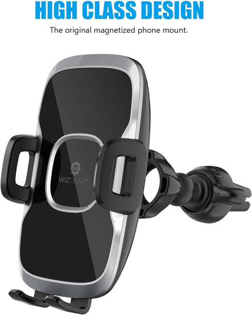 Phone Holders for Your Car, Car Air Vent Phone Mount with Twist Lock Hook Clip for Strong Hold, Compatible with All