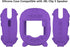Silicone Cover Case for JBL CLIP 5 Portable Bluetooth Speaker, Soft Skin Sleeve Accessories (Only Case) (Purple)