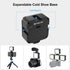 LED Video Light with 3 Cold Shoe, PULUZ Dimmable Video Splicing Fill Light for Canon Nikon Sony DSLR