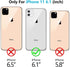 for iPhone 11 Waterproof Case with Screen Protector Full Body Protector Shockproof Dustproof Dirtproof Heavy Duty IP68 Waterproof Case for iPhone 11(6.1inch) (Black)