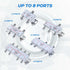 Cables Direct Online 3 Way Bi-Directional Coaxial Antenna Splitter - 5-2300 MHz Indoor and Outdoor Waterproof for RG6