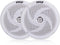 Pyle Marine Speakers - 4 Inch 2 Way Waterproof Outdoor Audio Stereo Sound System, 100 Watt Power, 1 Pair, White