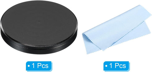 PATIKIL 43mm Lens Cap, Universal Lens Filter Stack Cap, Front Metal Protective Case Cover with Cleaning Cloth