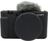 Camera Case for Sony ZV-1 ZV1 Vlog Camera, Soft Silicone Protective Cover with Removable Lens Cover