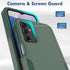 Samsung Galaxy A15 5G Case, Dual Layer Protective Heavy Duty Cell Phone Cover with Screen Protector, Military