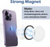 Frosted Magnetic Base for PopSocket Phone Grips Holder, Removable Stand for iPhone 15/14/13/12 Compatible