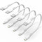 5-Pack 0.5ft iPhone Charge Cable, 6 inch USB to Lightning Cord for Fast Charging, Compatible with iPhone 12, 11 Pro