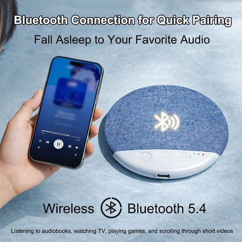 Generic Sleep Pillow Speakers for Sleeping, Under Pillow Speaker Bluetooth, Wireless Sleep Speaker, with White Noise